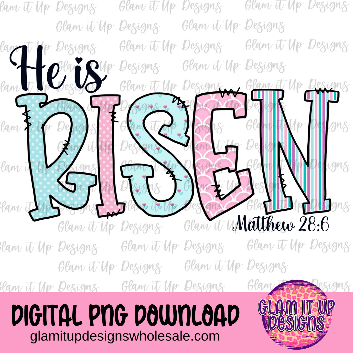 He is Risen PNG File
