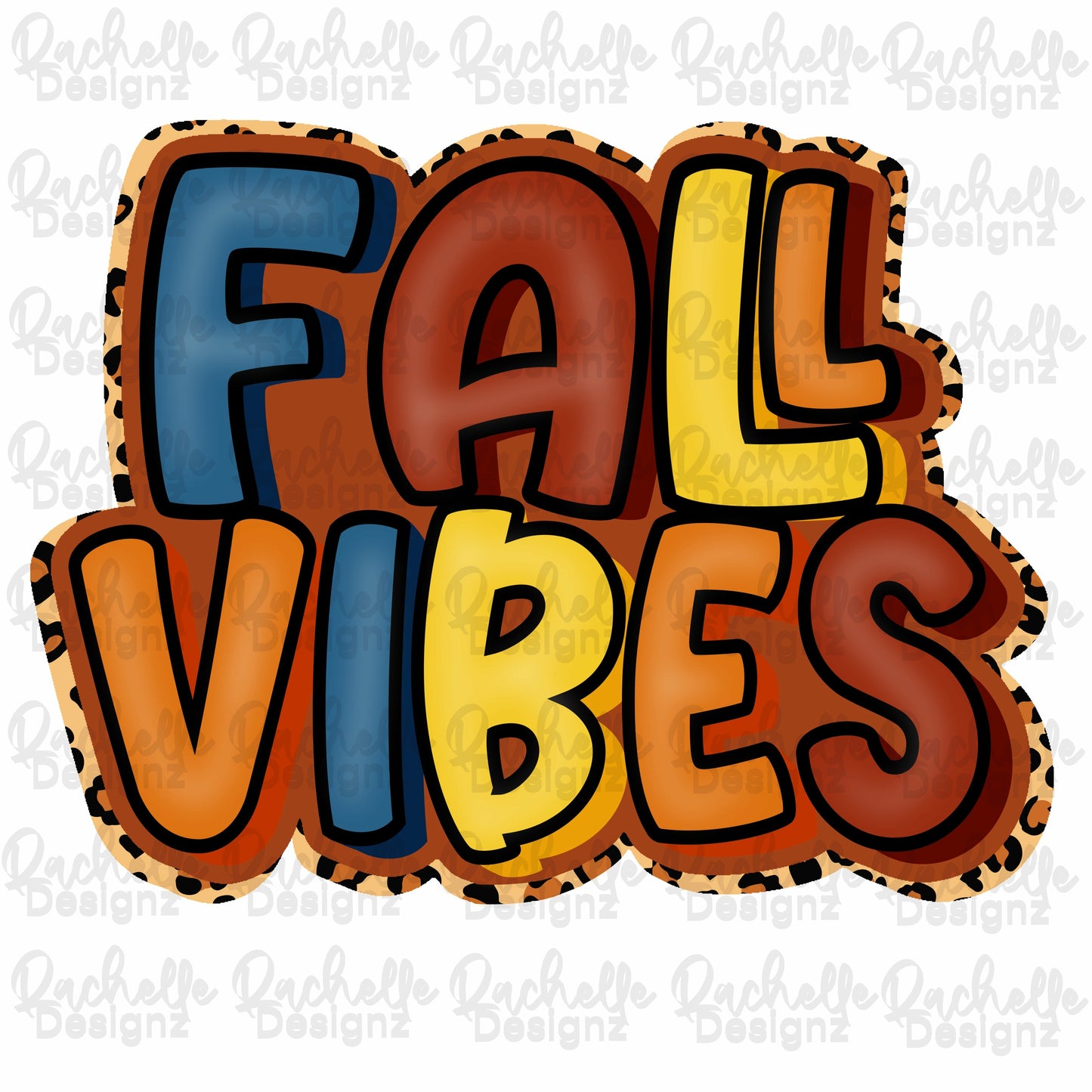 Fall Vibes PNG File