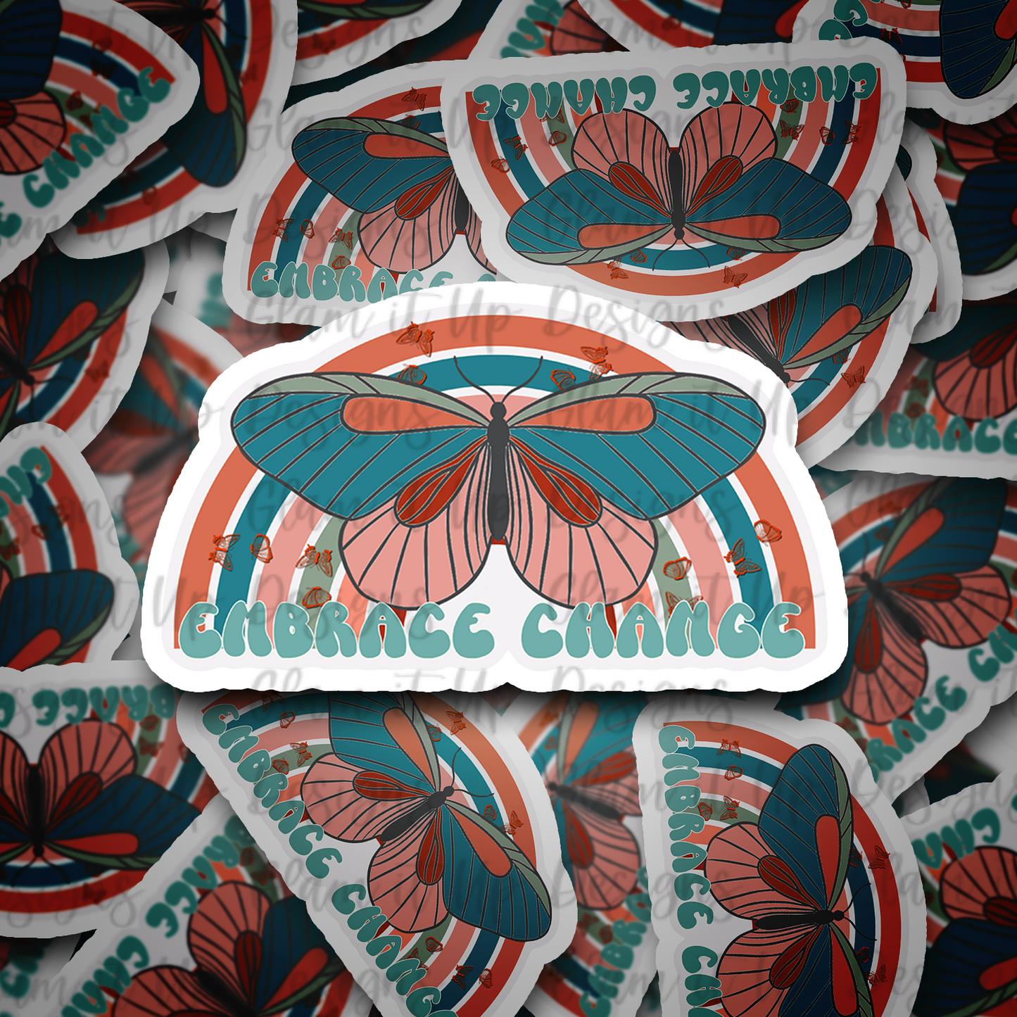 Embrace Change Vinyl Sticker