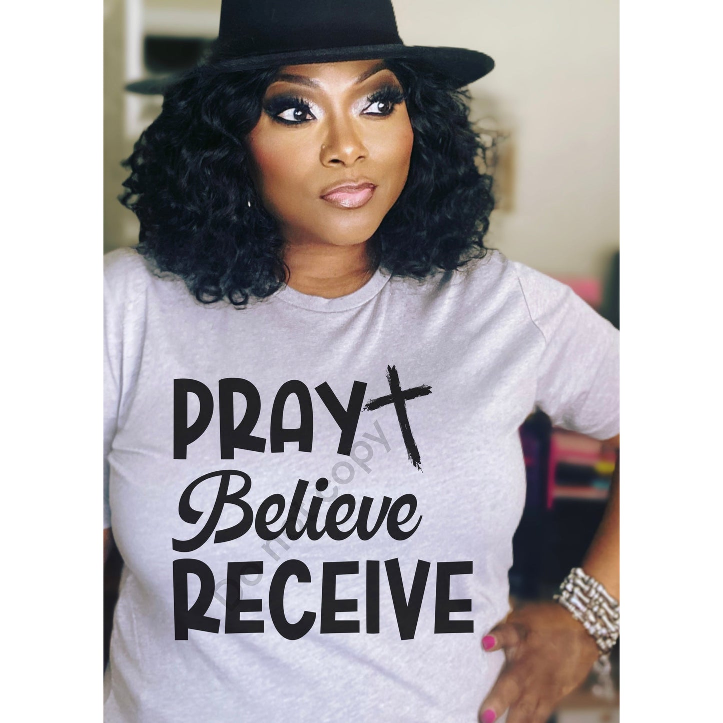 Pray Believe Receive T-shirt