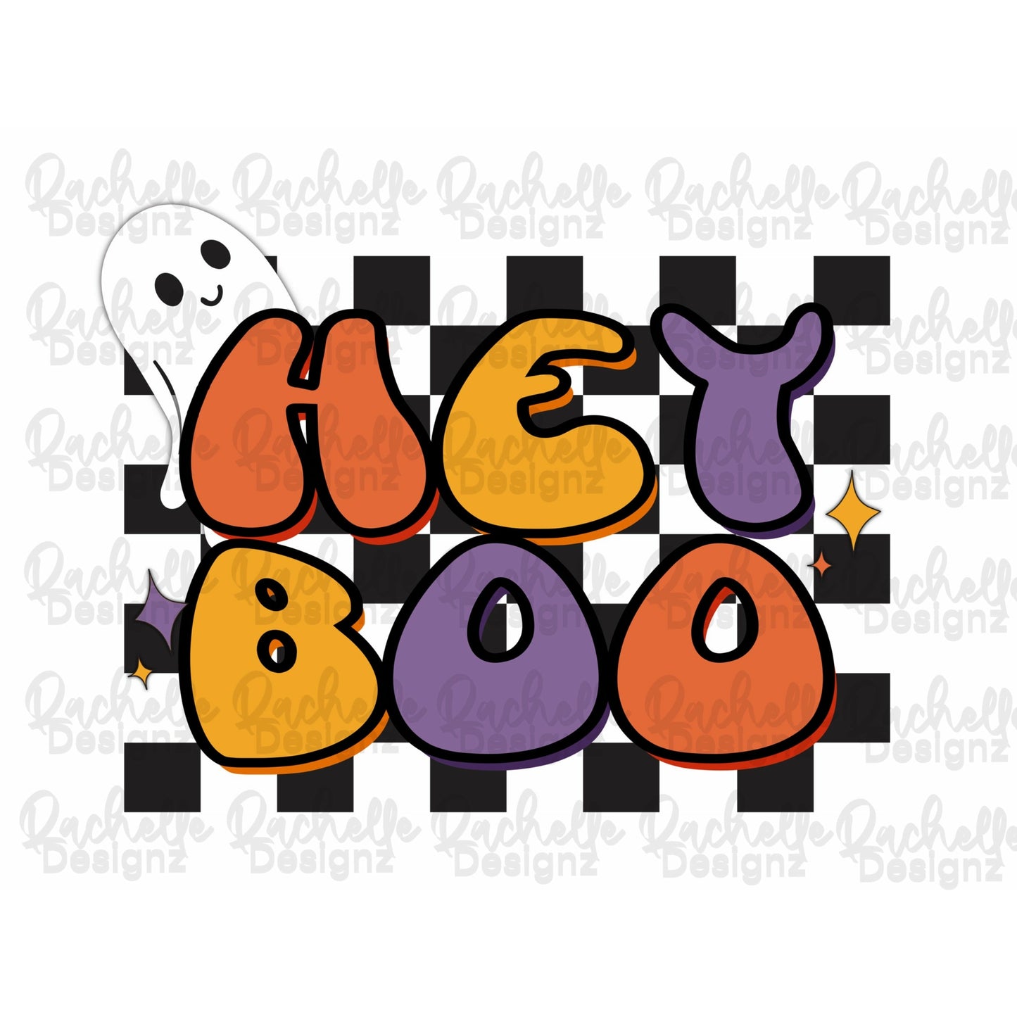 Hey Boo Ghost PNG File