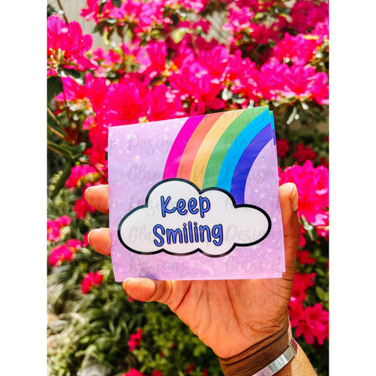 Keep Smiling Encouragement Cards