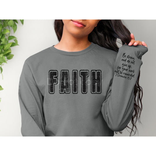 Faith long sleeve t-shirt
