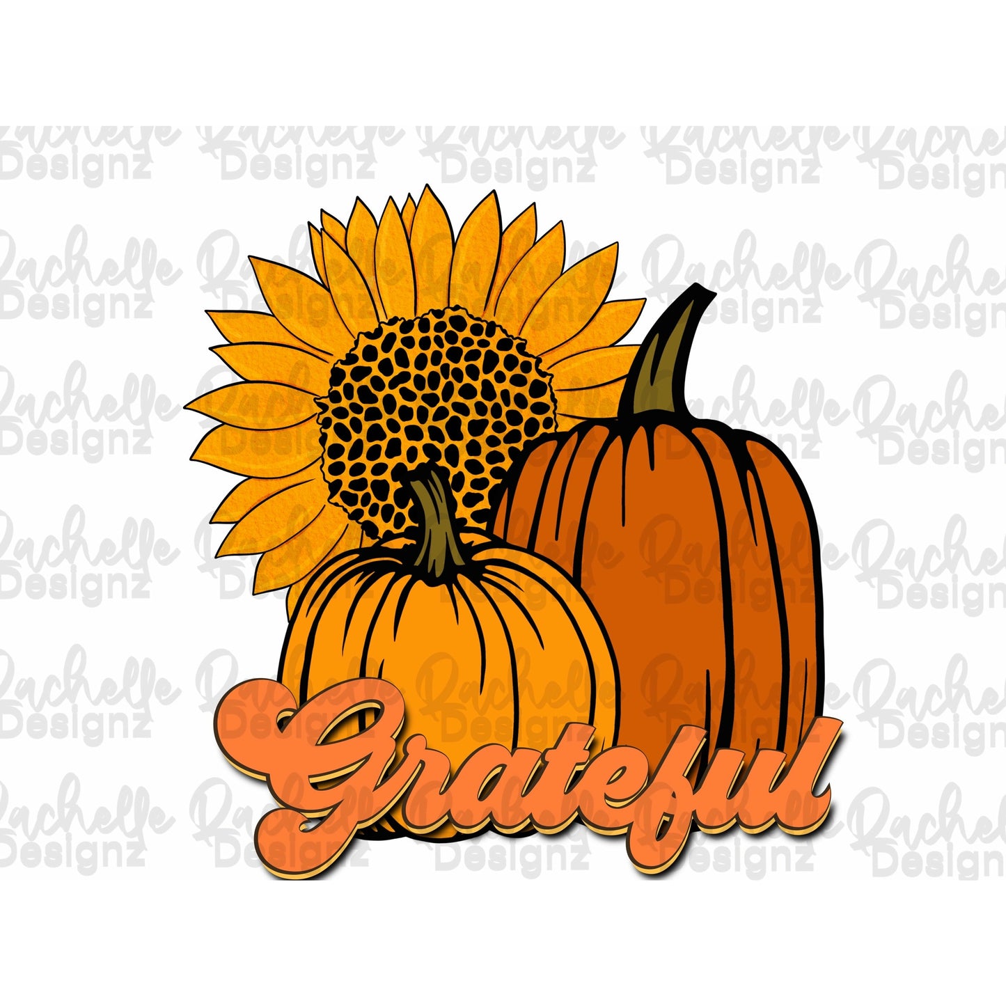Grateful Pumpkin PNG File