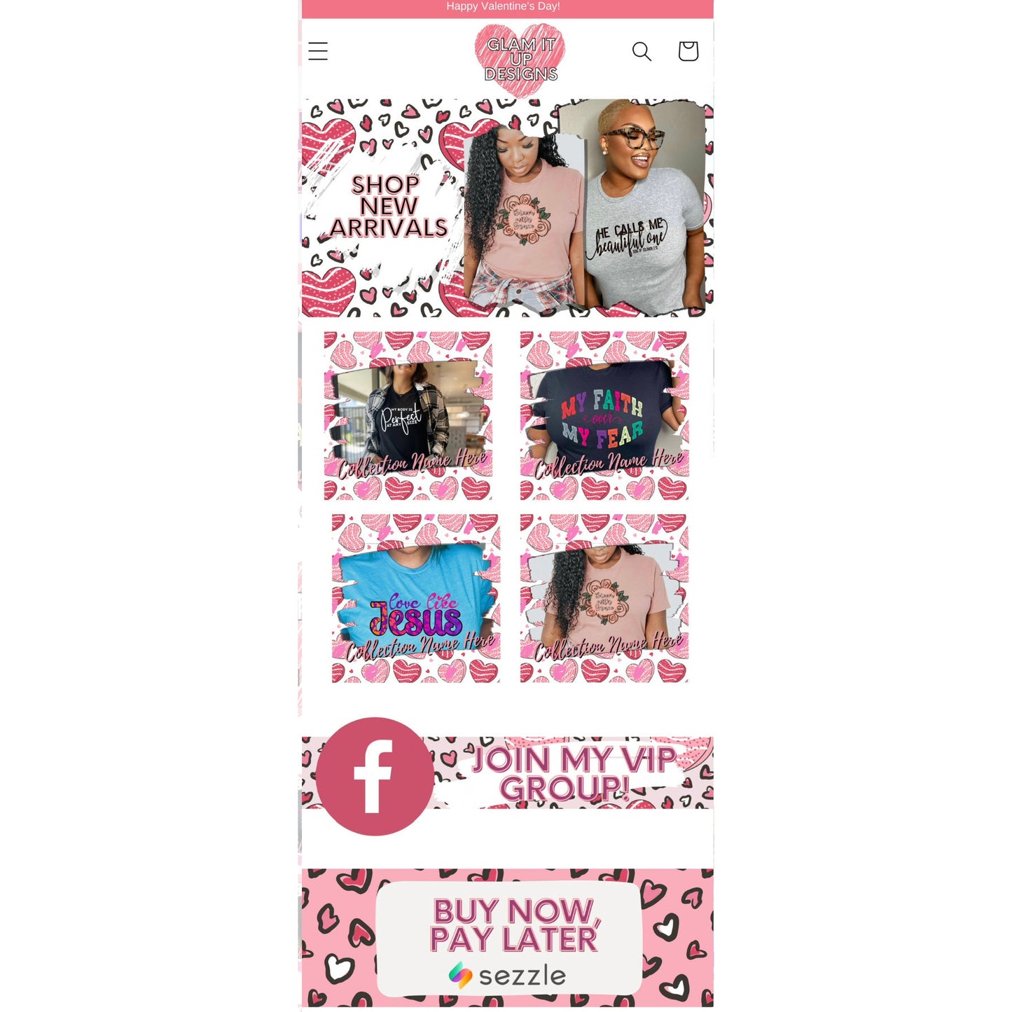 Valentine’s DIY Website Facelift