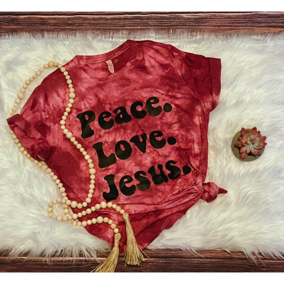 Peace, Love, Jesus  T-Shirt