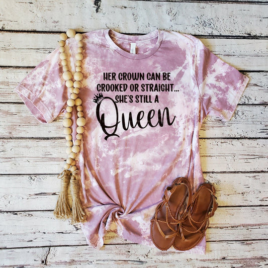 Her Crown Bleached T-shirt