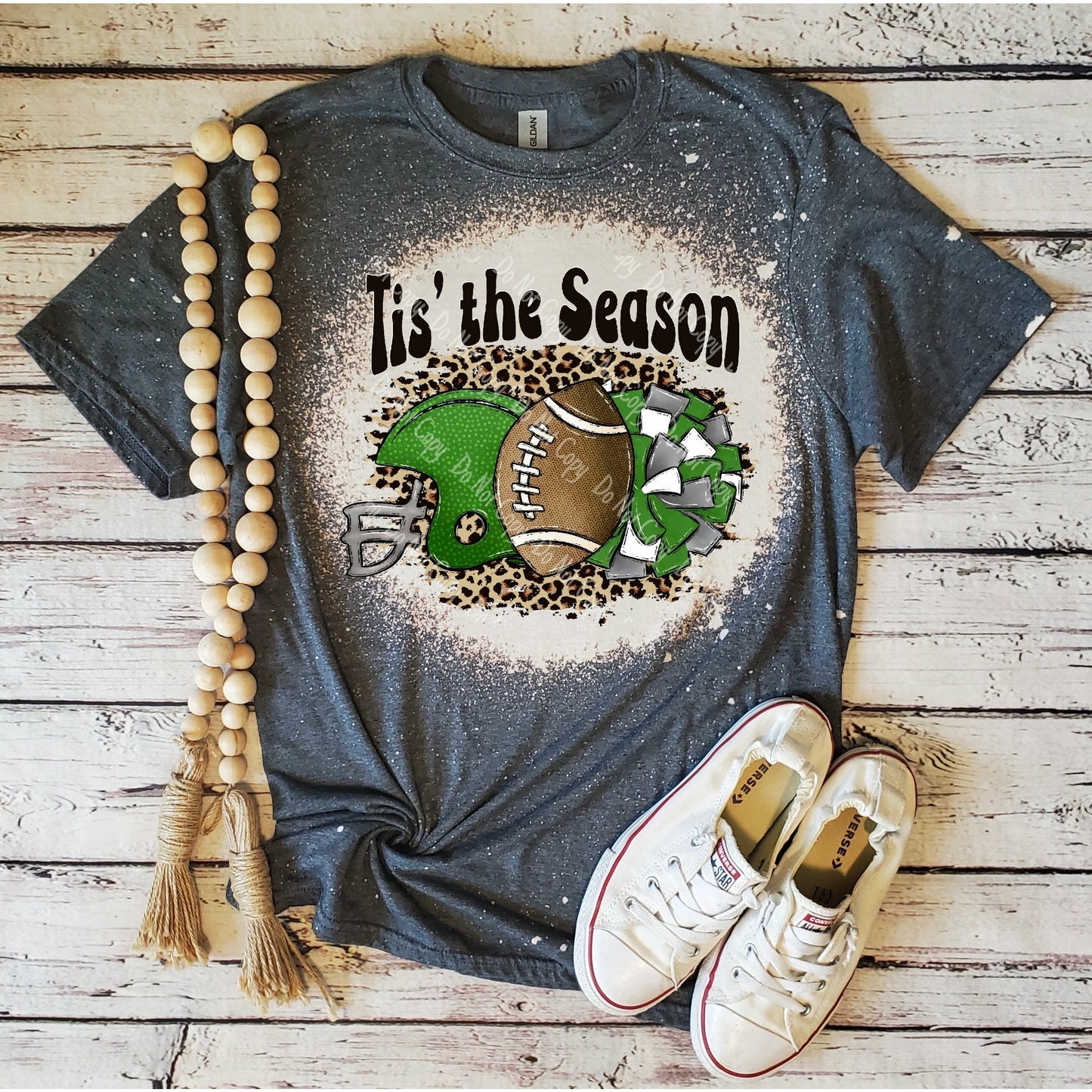 Custom Tis’ the Season Football T-Shirt
